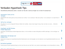 Tablet Screenshot of mijnhypotheektips.blogspot.com