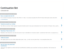 Tablet Screenshot of continuation-bet.blogspot.com