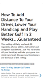 Mobile Screenshot of beginnergolfswingtips.blogspot.com