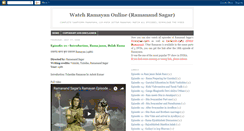 Desktop Screenshot of onlineramayana.blogspot.com