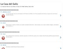 Tablet Screenshot of elgallodeoro1.blogspot.com