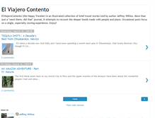 Tablet Screenshot of elviajerocontento.blogspot.com