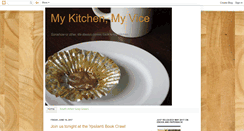 Desktop Screenshot of mykitchenmyvice.blogspot.com