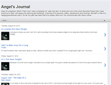 Tablet Screenshot of angelsjourney.blogspot.com