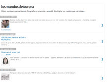 Tablet Screenshot of losmundosdeaurora.blogspot.com