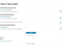 Tablet Screenshot of face2faceislam.blogspot.com