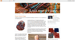 Desktop Screenshot of knitmeariver.blogspot.com