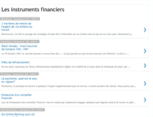 Tablet Screenshot of les-instruments-financiers.blogspot.com