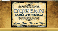 Desktop Screenshot of currancattlepromotions.blogspot.com