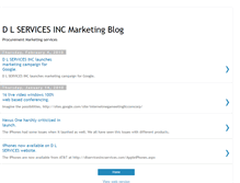 Tablet Screenshot of dlservicesincmarketing.blogspot.com