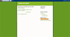 Desktop Screenshot of lojaodobras.blogspot.com