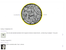 Tablet Screenshot of alxndracook.blogspot.com