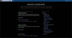 Desktop Screenshot of perigosilencioso.blogspot.com