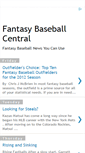 Mobile Screenshot of fantasybaseballcentral.blogspot.com