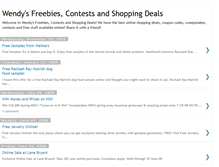 Tablet Screenshot of freebiesanddeals.blogspot.com