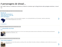 Tablet Screenshot of dreadpersona.blogspot.com