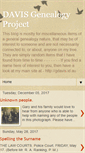 Mobile Screenshot of davisgenealogyproject.blogspot.com