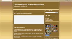 Desktop Screenshot of nestlephilippineschoosewellness.blogspot.com