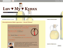 Tablet Screenshot of luvmykynxx.blogspot.com