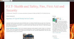 Desktop Screenshot of firstinterventiontraining.blogspot.com