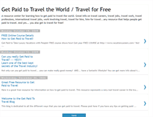 Tablet Screenshot of getpaidtotravelblog.blogspot.com
