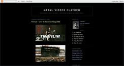 Desktop Screenshot of clayden-metalvideos.blogspot.com