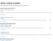 Tablet Screenshot of clayden-metalvideos.blogspot.com