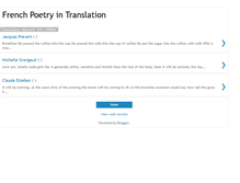 Tablet Screenshot of frenchpoetrytranslations.blogspot.com