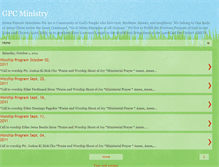 Tablet Screenshot of gpcministry.blogspot.com