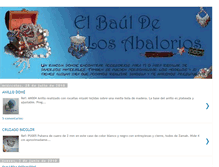 Tablet Screenshot of elbauldelosabalorios.blogspot.com