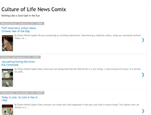 Tablet Screenshot of culturelifecomix.blogspot.com