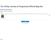 Tablet Screenshot of 30dayforgivenesschallenge.blogspot.com