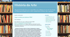 Desktop Screenshot of historiadaarteufms.blogspot.com