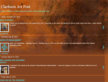 Tablet Screenshot of clarksonartpost.blogspot.com