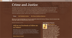 Desktop Screenshot of crimeandjusticecanada.blogspot.com