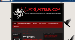 Desktop Screenshot of lucylistensblog.blogspot.com