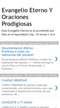 Mobile Screenshot of evangelioeternoyoracionesprodigiosas.blogspot.com