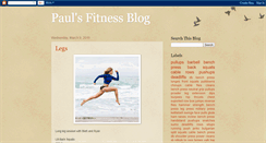 Desktop Screenshot of paulsfitnessblog.blogspot.com