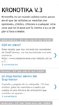 Mobile Screenshot of kronotika.blogspot.com