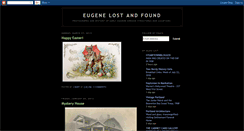 Desktop Screenshot of lostandfoundeugene.blogspot.com