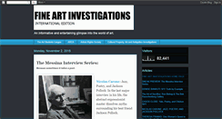 Desktop Screenshot of fineartinvestigations.blogspot.com