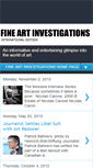 Mobile Screenshot of fineartinvestigations.blogspot.com