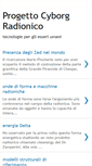 Mobile Screenshot of progettocyborgradionico.blogspot.com