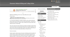 Desktop Screenshot of online-medical-billing-and-coding.blogspot.com