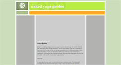 Desktop Screenshot of naked-yoga-guides.blogspot.com