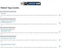 Tablet Screenshot of naked-yoga-guides.blogspot.com