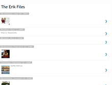 Tablet Screenshot of erikfiles.blogspot.com