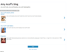Tablet Screenshot of amy-acuff.blogspot.com
