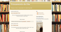 Desktop Screenshot of pensamentodia.blogspot.com