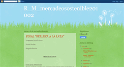 Desktop Screenshot of mercadeosostenible201002-mr.blogspot.com